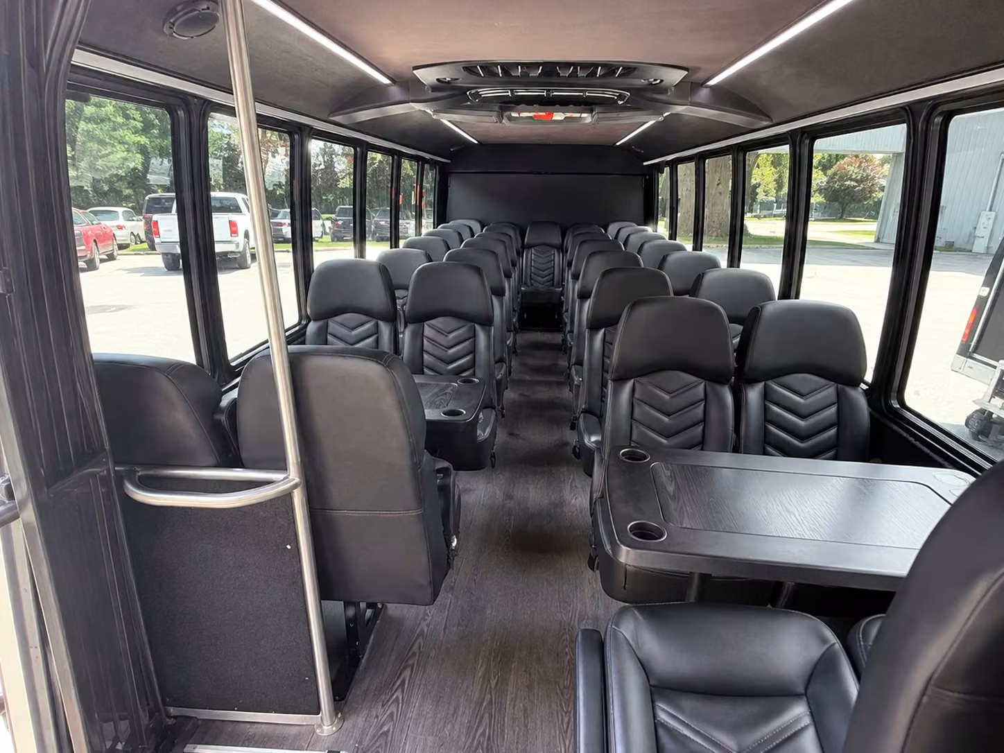 18 passenger minibus inside