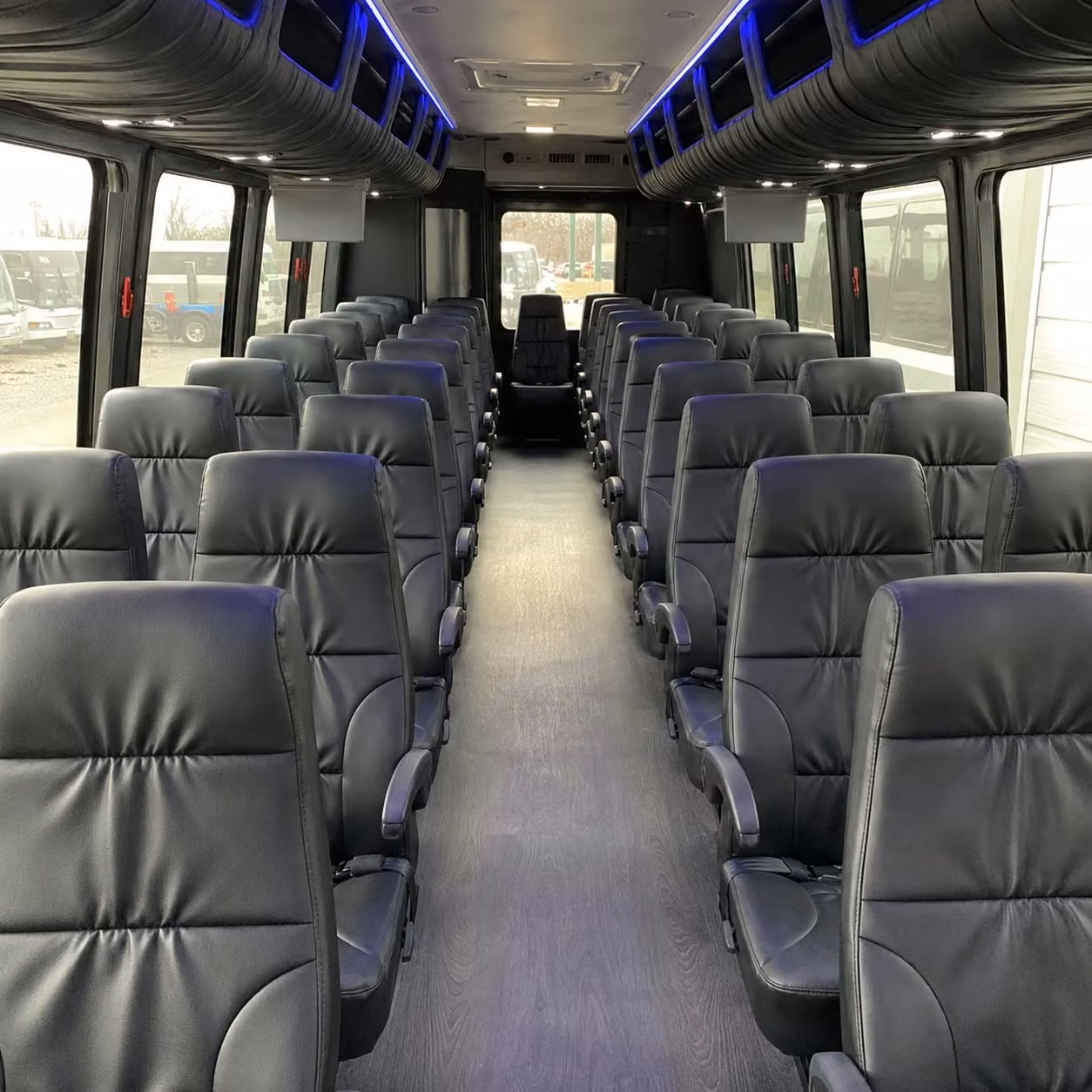 30 passenger minibus interior