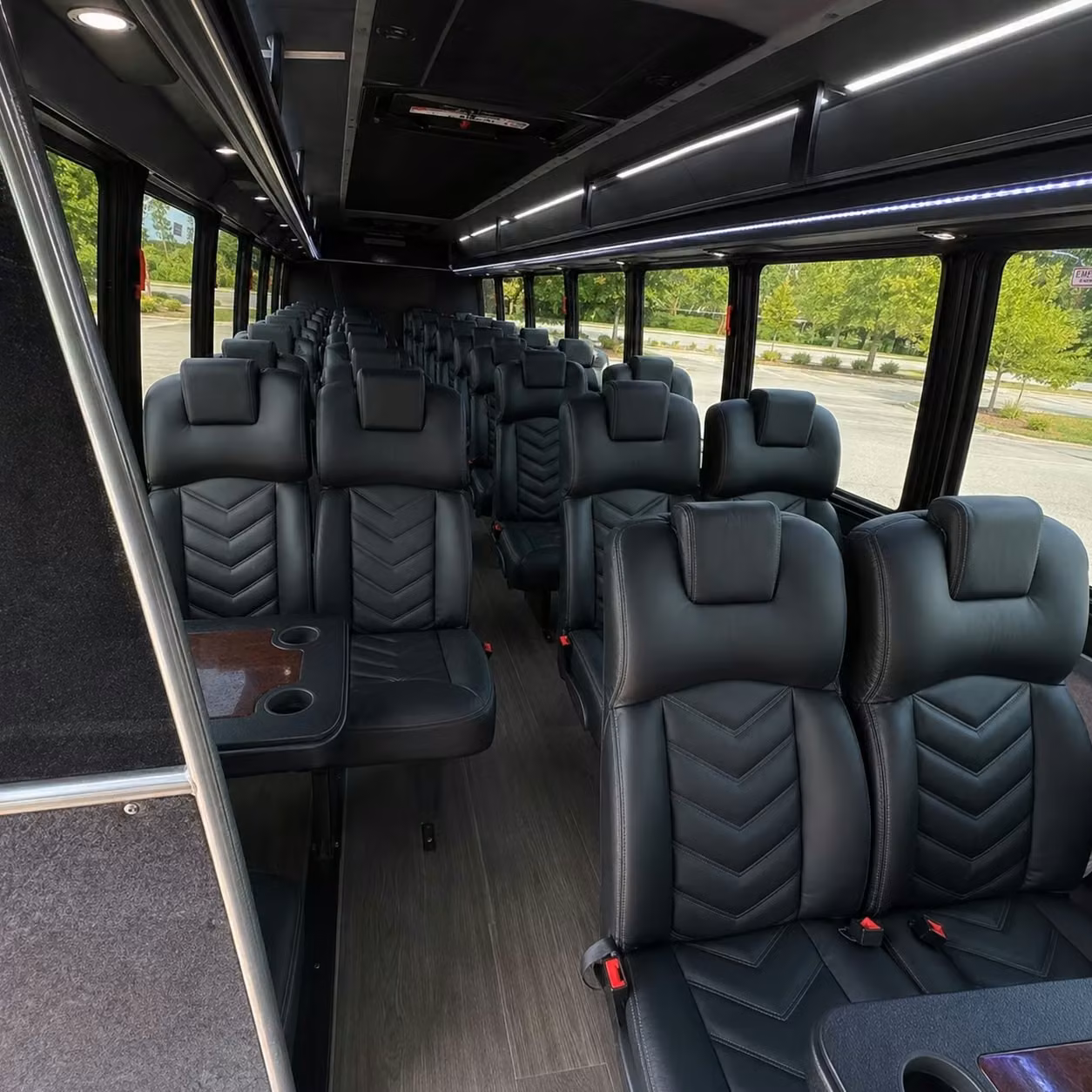 35 passenger minibus interior