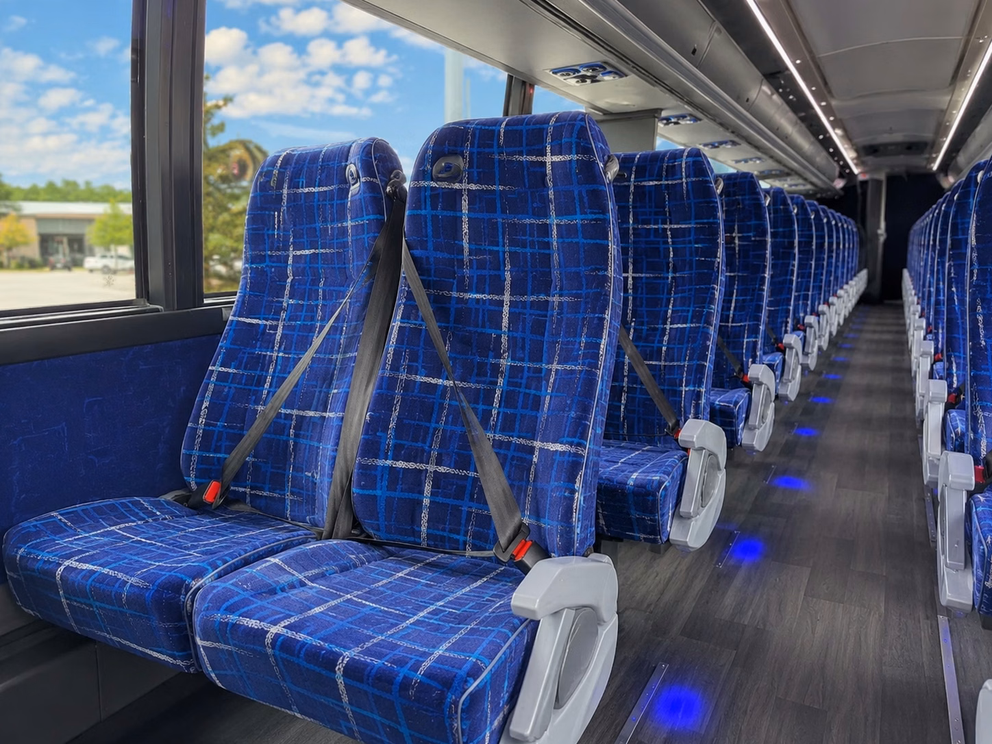 comfortable charter buses for irvine church retreats and youth group travel