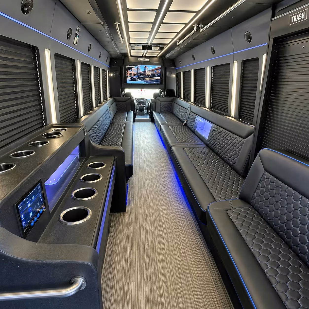 party bus interior