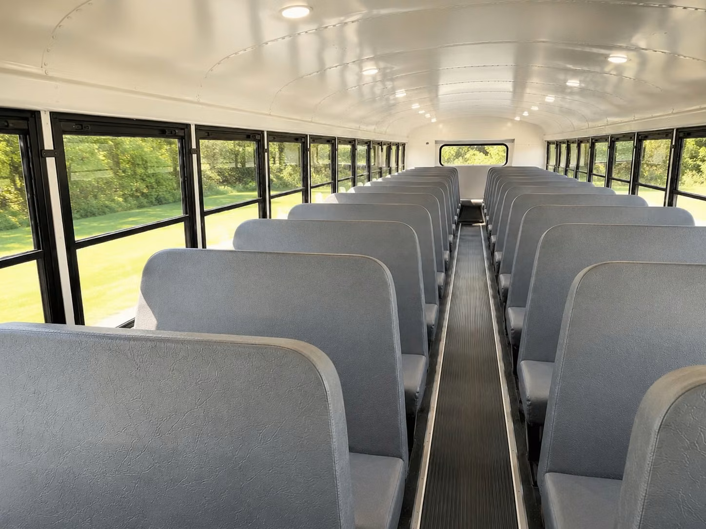 school bus interior