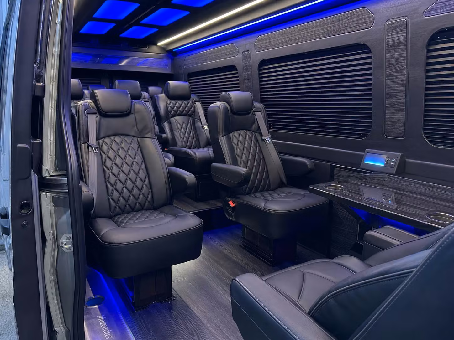 sprinter van transportation for groups and events across irvine